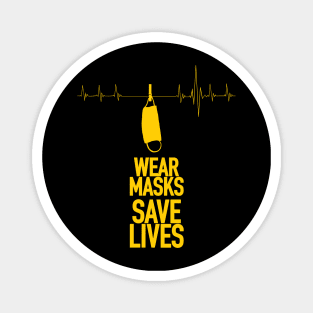 Wear Masks Save Life /Y Magnet